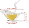 2PCS Manual Lemon Juicer, Acrylic Manual Lemon Slice Juicer, Bird Shaped Lemon Juicer, Manual Lemon Squeezer Clip, Transparent Fruit Press Squeezer, Portable Hand Lime Juicer for Orange Lemon