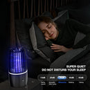 Electric Fly Catcher, Portable Bug Zapper, 4000mAh Rechargeable Mosquito Killer, 2 in 1 Killer with UV Lamp and Lighting Lamp,360° Attract Zap Flying Insect for Indoor Outdoor, Backyard Camping