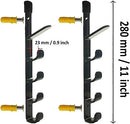 Hockey Stick Rack, Wall Storage Hockey Stick Display Holder/Hanger - Hang Your ice Hockey Skates, Helmet, Gloves, Sticks Pads - Great for Home or Office Wall Mount - No Hockey Stick Equipment