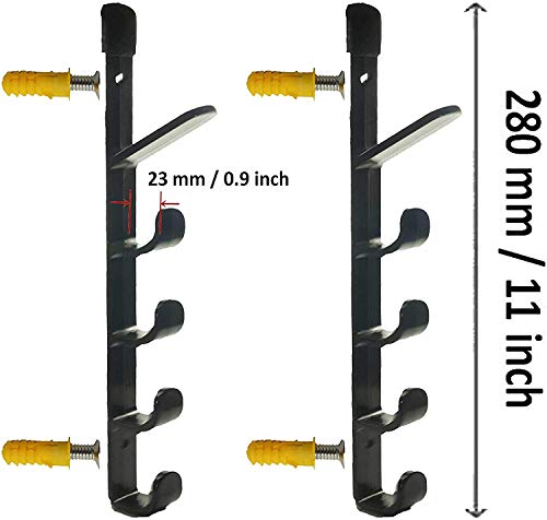 Hockey Stick Rack, Wall Storage Hockey Stick Display Holder/Hanger - Hang Your ice Hockey Skates, Helmet, Gloves, Sticks Pads - Great for Home or Office Wall Mount - No Hockey Stick Equipment