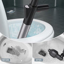 ZZSTAR Toilet Plunger,Toilet Clog Remover,High Pressure Air Drain Blaster with Real-Time Barometer, Stainless Steel Toilet Unclogger Toilet Snake for Bathroom Bathtub/Floor Drain/Clogged Pipe(Black)