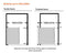 Dreambaby Retractable Baby Safety Gate - Extra Wide & Tall Mesh Gate - Fits up to 55" (140cm) Wide & 36.6" (93cm) Tall - with 2 Sets of Mounting Brackets (Included) - Black - Model F943