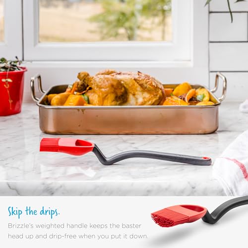 Dreamfarm Brizzle | Silicone Basting Brush | Red