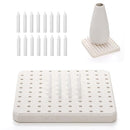 ZENFUN Kiln Stilts Support Nails Pottery Firing Mat, Ceramic Refractory Support Pad, High Temperatures Resistant Firing Kiln Burning Tools Accessories for Potters, Clay Pottery, Ceramic Hobbyists