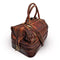Leather Duffle Adventure Bag Weekender Travel Luggage with Shoe Compartment