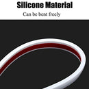 Solid Silicone Indoor Threshold Ramps, Rise Curb Ramp Portable Wheelchair Ramps Kerb Ramp, Portable Free Cut for Sweeping Robot/Bicycles/Disabled Chair,80x2x1.2cm(31.5x0.8x0.5inch)
