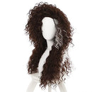 COSPLAZA Bellatrix Anime Wig Heat Resistant Deep Brown White mixed Hair Curls Wavy Long Women Role Cosplay Costume Comic Cons Halloween Party Wigs