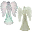 Gifts 4 All Occasions Limited SHATCHI-1017 Novelty 21cm LED Light Up Angel Colour Changing Lights Christmas Xmas Home Decoration Gifts Present, Multi