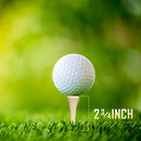 Dsenfurn 250 Pack Professional Bamboo Golf Tees 2-3/4 Inch - Stronger Than Wooden Golf Tees Biodegradable & Less Friction (2-3/4)