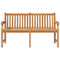 'vidaXL Garden Bench-150 cm-Teak Wood-Durable Outdoor Seating-Blends with Any Patio Decor-Easy Assembly Required