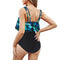 YNIQUE 2 Piece Bathing Suits Tummy Control Swimsuits for Women Top Ruffle Swimwear with High Waisted Bottom Tankini Bikini Set