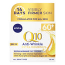 NIVEA Q10 Power Mature Anti Aging Day Cream SPF15 (50ml), Anti-Wrinkle Face Moisturiser for Women, Nourishing Face Cream with SPF and Q10, Night Cream for Mature Skin