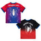 Marvel Spider-Man Boys 2-Piece Gamer Athletic Set, 2-Pack Short Sleeve T-Shirt Bundle Set for Kids, Red, 7