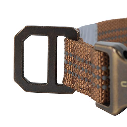 Carhartt Dog Collar Brown/Brushed Brass Large