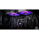 ASUS ROG Strix LC II 360 ARGB All-in-one AIO Liquid CPU Cooler 360mm Radiator, Intel LGA1700, 115x/2066 and AMD AM4/TR4 Support,Triple 120mm 4-pin PWM Addressable RGB Radiator Fans