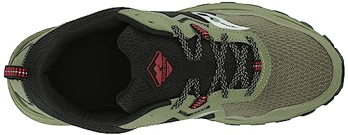 Saucony Men's Excursion TR16 Trail Running Shoe, Glade/Black, US 10.5