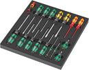 Wera 9710 Foam Insert Screwdriver 19 Piece Set Black/Grey