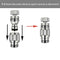 Dishwasher,Washer Snap Coupling Adapter,Shower Hose, Garden Hose(3/4GHT) Quick Connection, for Bathroom/Kitchen,Sink to Hose Adapter Faucet Hose, Sink Quick-fit Attachment (Quick-Connect)