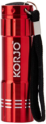 Korjo LED Pocket Torch, for Travel, Red