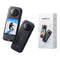 Insta360 X3 Waterproof 360° Action Camera with 1/2 Inch Sensor, 5.7K 360°, 72MP 360° Photos, Stabilization, 2.29 Inch Touch Screen, Vibration Feedback, AI Editing, Live Streaming, Voice Control