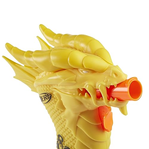 NERF MicroShots Dungeons & Dragons Palarandusk Blaster, 2 Elite 2.0 Darts, Kids Outdoor Games, D&D Blaster Toys for Ages 8 and Up