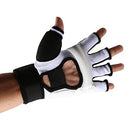 Amagogo Half-Finger Boxing Gloves/MMA Sandbag Fighting Sparring Gloves for Kid Adult - White, XS