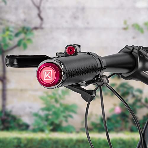 Handlebar End Plugs Multi Tools - Bar End Tool Includes Chain Tool, TORX T25, HEX 3/4/5mm - Bike Tool Kit for MTB/Road Bicycle (red)