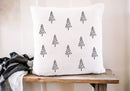 Christmas Cushion 40 x 40 cm, Cushion Cover Christmas Element Styles Pattern Decorative Cushion Cover Cotton Linen Cushion Covers (Fir Motif)
