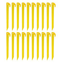 20x Heavy Duty Plastic Tent/Awning pegs, Tent Stakes, Sand Stakes for Beach, 300mm / 12Inch Length, Camping Caravan