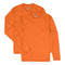 Hanes Men's Long Sleeve Cool DRI T-Shirt UPF 50+, Safety Orange, Large (Pack of 2)