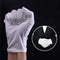 24 pairs Cotton gloves, cloth glove, White gloves, Cotton gloves for cleaning coins, White gloves for skin care, examining jewelry, daily work (24)