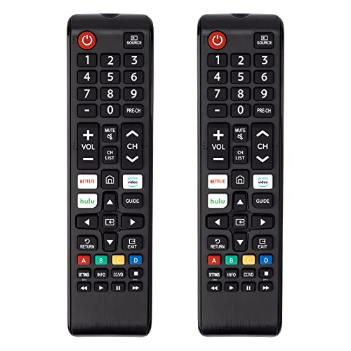 【Pack of 2】 New Universal Remote for All Samsung TV Remote, Replacement Compatible with All Samsung Smart TV, LED, LCD, HDTV, 3D, Series TV