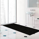 ZGR Runner Rug 2 ft x 6 ft Carpet Runners, Indoor/Outdoor Hallway Kitchen Entryway Bedroom Area Rugs with Natural Non-Slip Rubber Backing, Garage mat, Black, Custom