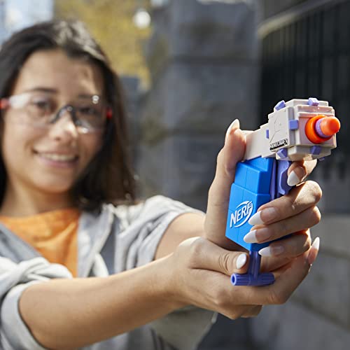 Nerf MicroShots Minecraft Ender Dragon and Elder Guardian Mini Blaster 2-Pack, 4 Nerf Elite Darts, Pull to Prime Handle, Amazon Exclusive