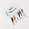WANBY Proven Explosive Color Special Spinner Spoon Swimbait Vibrating Jigging Freshwater Saltwater Fishing Lures with Hook Fishing Tackle for Trout Bass Salmon（7Pcs）