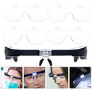 POPETPOP Magnifier Led Magnifying Glass Screen Glasses Reading Glasses with Lights Magnifying Glasses with Light Led Magnifying Eyewear Magnifying Glass with Light Reading Magnifying Glass