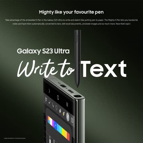 SAMSUNG Galaxy S23 Ultra Cell Phone, Factory Unlocked Android Smartphone, 256GB Storage, 200MP Camera, Night Mode, Long Battery Life, Adaptive Display, S Pen, 2023, Phantom Black