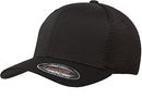 Flexfit Ultrafibre Airmesh Fitted Cap, Black, Small-Medium