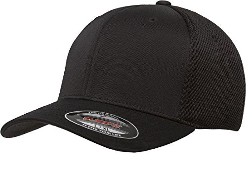 Flexfit Ultrafibre Airmesh Fitted Cap, Black, Small-Medium