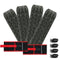 Recovery Tracks with Bag 2 Pair Recovery Boards for Automotive Tires and Wheels Sand Mud Snow 10Ton Stand 4wd Tracks for Offroad Car SUV Truck Gen 3.0 Olive Green
