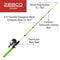 Zebco Roam Spincast Reel and Telescopic Fishing Rod Combo, Extendable 18.5-Inch to 6-Foot Telescopic Fishing Pole with ComfortGrip Handle, Quickset Anti-Reverse Fishing Reel, Green