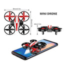 Holy Stone Mini Drone for Kids Beginners, Throw to go Indoor RC Nano Quadcopter Plane with Altitude Hold, 3D Flips, Headless Mode and 3 Batteries Toys for Boys Girls, Upgraded HS210 Red