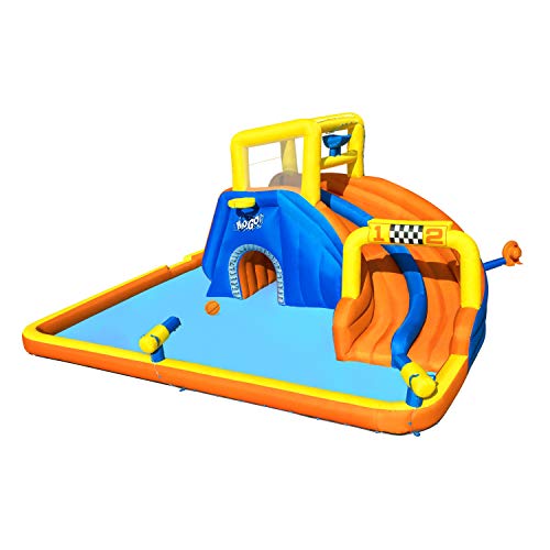 Bestway H2OGO! Super Speedway Mega Water Park, 5.51 x 5.02 x 2.65 Meter