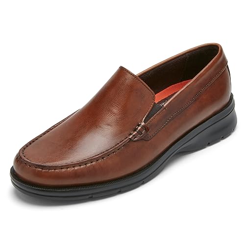 Rockport Men's Palmer Venetian Loafer, Cognac Antique, 14 Wide