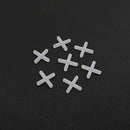 3mm Cross-Shaped Tile Spacer White Plastic Leveling System Tiling Tool for Spacing of Floor or Wall Tiles Pack of 1000