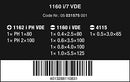 Wera 1160 I/7 VDE Safety Screwdriver set Kraft Form Comfort VDE and Voltage tester 7 pieces, 7 Pieces