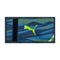 PUMA Kids' Rise Trifold Wallet, Navy/Green, One Size