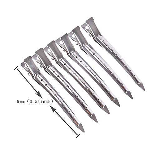 150 Pieces Heat Shield Guards for Hair Extensions with 30 Pieces Hair Clips, Round Circular and Single Hole Shield Spacers, Clear PVC Fusion Keratin Glue Protector Templates for Hair Extension