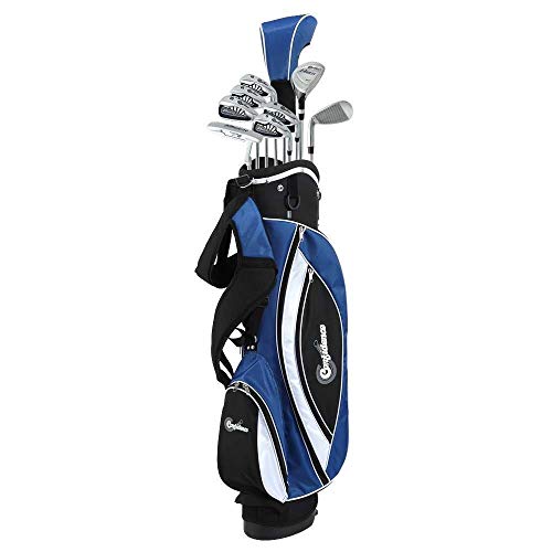 Confidence Power III Hybrid Men Left Handed Golf Clubs Set + Bag