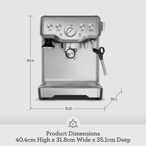 Breville the Infuser Espresso Machine, Brushed Stainless Steel, BES840BSS